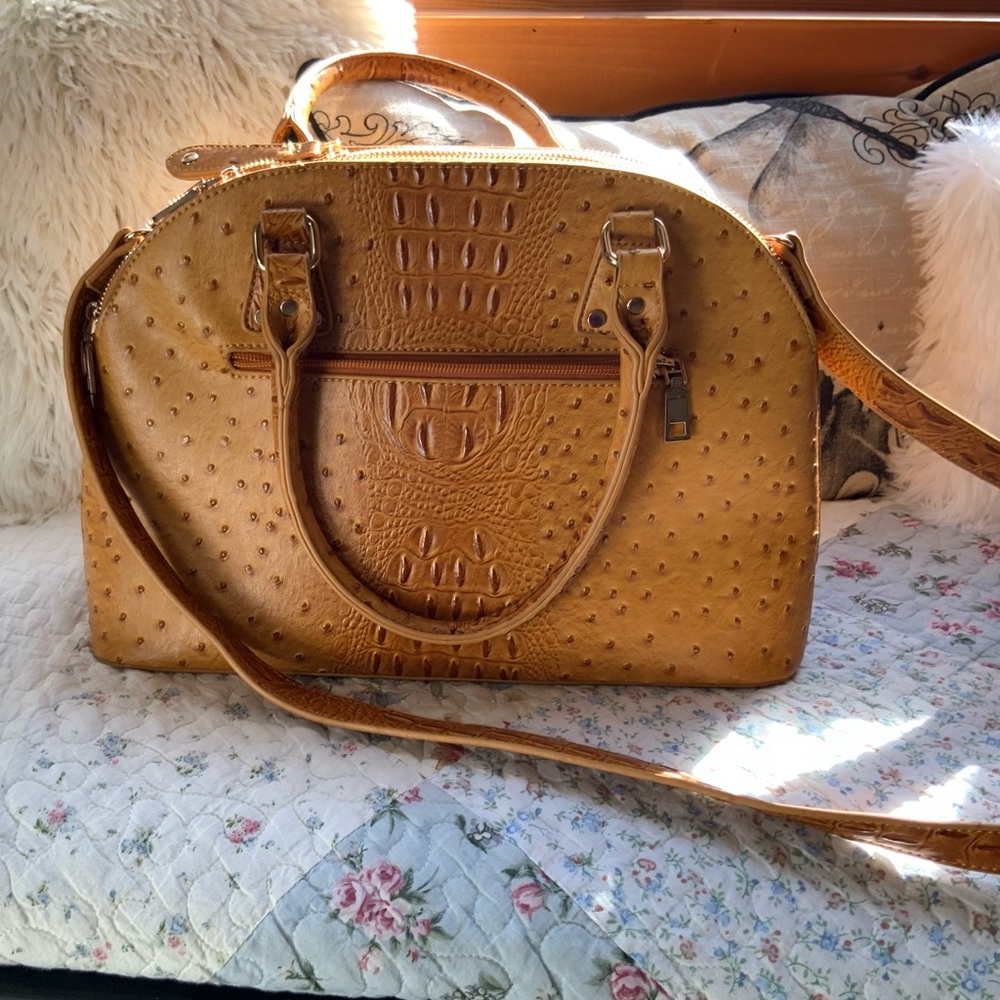 Alligator Textured Handbag